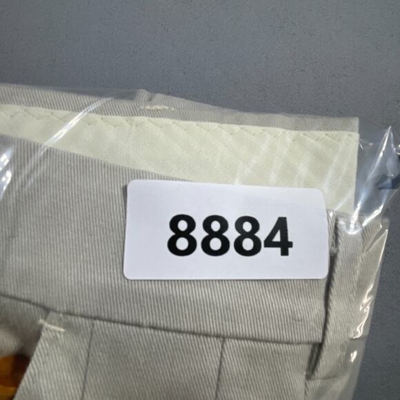 VTG‎ Steve Stricker Golf Pant Men 38x32 Beige Tee Pocket Chino Straight Pleated - Picture 16 of 16